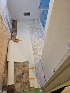 sheet vinyl floor istallation