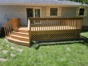 after deck refinishing